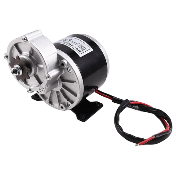 24V 350W Gear Reduction Electric Motor with 9 Tooth Sprocket Brushed DC Motors Reductor EBike Scooter Universal Motor