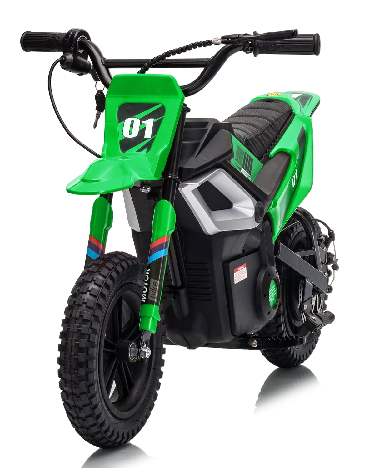 24V 350W Kids Electric Dirt Bike – Up to 14 MPH, 12 Mile Range, Rear ...