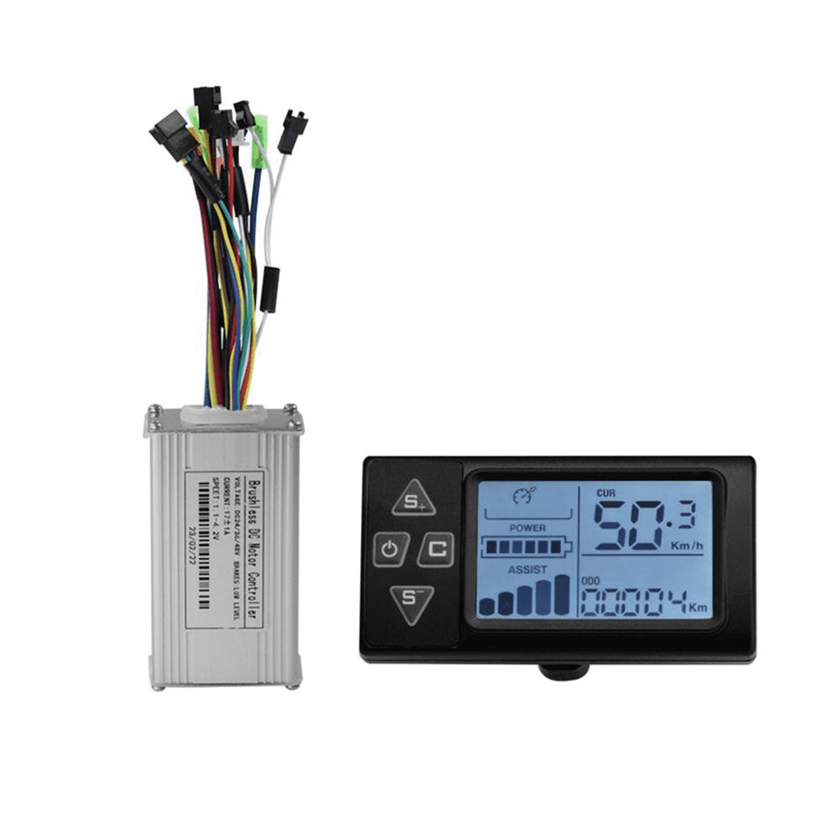 24V 36V 48V 17A 250W 350W Brushless Motor Drive Controller S861 Color ...
