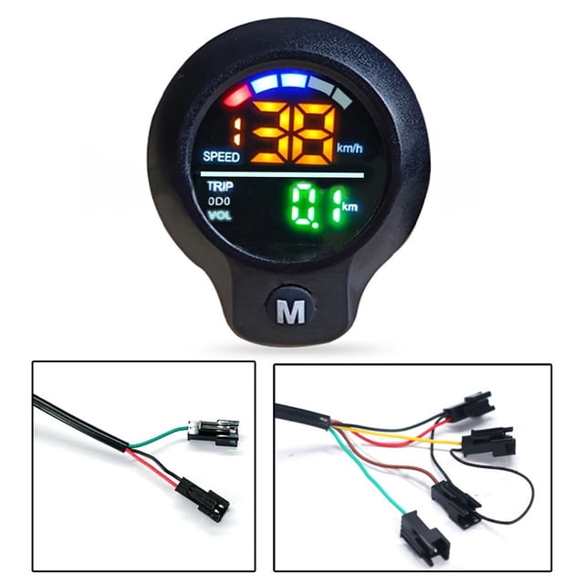 Electric Scooter Shop: Multi-Voltage LED Speed Meter Dashboard ...