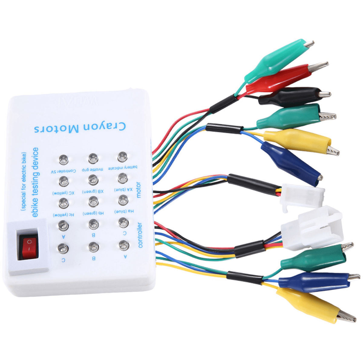 Xfdewor] 1Pc 24V/36V/48V/60V/72V Electro Car E-Bike Scooter Brushless Motor Controller Tester Electronic Module High Performance I.1200983105
