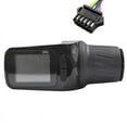 thumbnail image 1 of 24V 36V 48V 60V S886 Ebike LCD Display Panel Adjust with Twist Throttle for Electric Scooter Bicycle(SM Plug 6PIN), 1 of 7