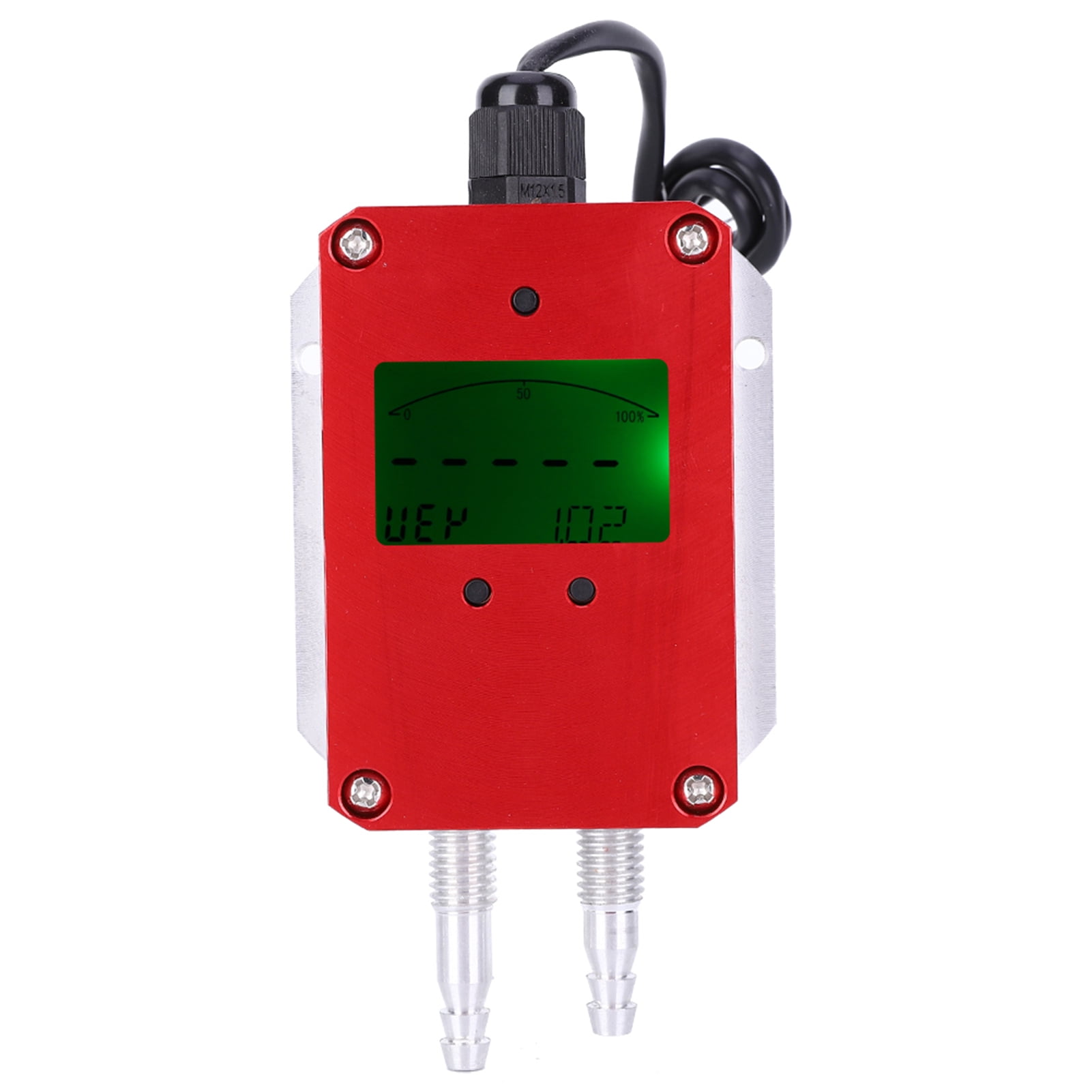 24V, 420mA, 0200Pa, Smart Transmitter LCD Digital Air Pressure Sensor