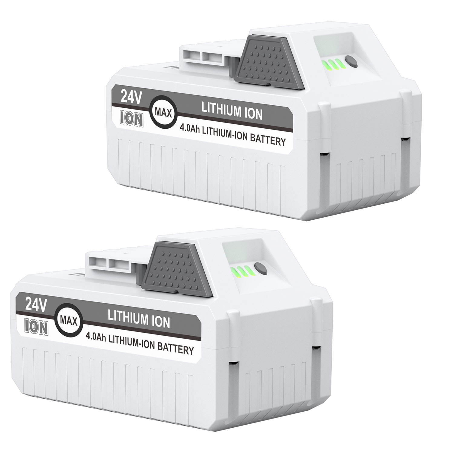 24V 4000mAh Replacement Battery for Snow Joe+Sun Joe 24V 4.0Ah Lithium-iON Battery Series 24BAT-LTX/LTW/LTE/LT/XR Pro 2-Pack
