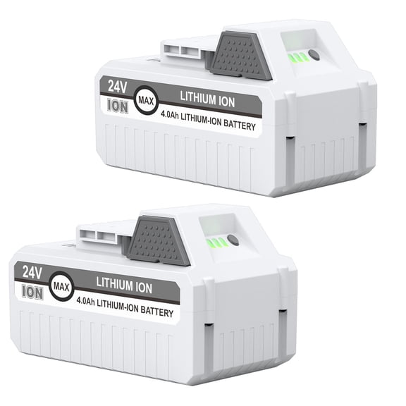 24V 4000mAh Replacement Battery for Snow Joe+Sun Joe 24V 4.0Ah Lithium-iON Battery Series 24BAT-LTX/LTW/LTE/LT/XR Pro 2-Pack