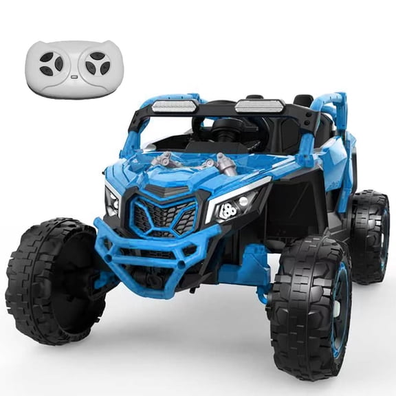24V 400W Kids Ride On UTV, Parent Remote, 3 Speeds, 4 Wheel Suspension, Bluetooth, MP3, LED Lights, Power Display, For Ages 3 And Up