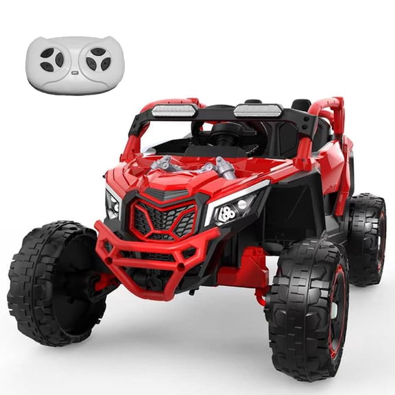 24V 400W Kids Ride On UTV, Parent Remote, 3 Speeds, 4 Wheel Suspension, Bluetooth, MP3, LED Lights, Power Display, For Ages 3 And Up