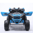 thumbnail image 1 of 24V 400W Kids Ride on Car UTV W/Remote Control, Powered Ride on Toys with 4 Wheels Suspension, 3 Speed, Music for Kids Age 3+, Blue, 1 of 9