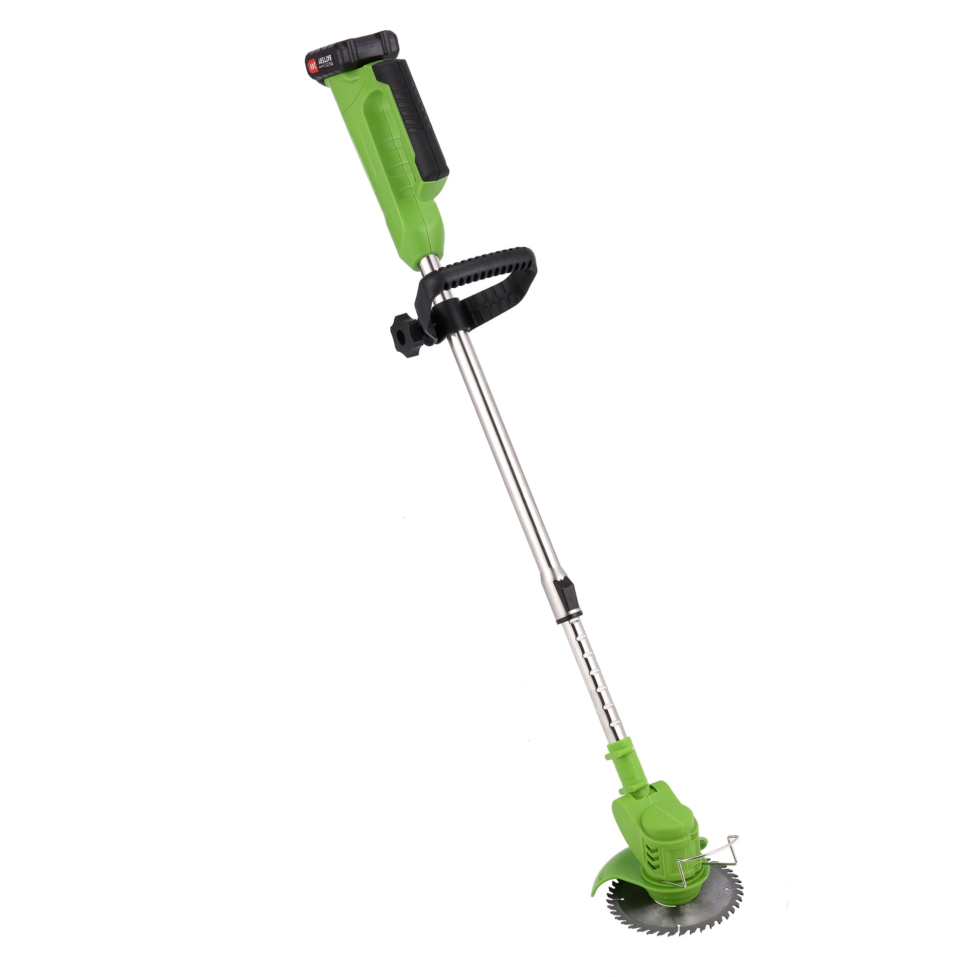 24V 450W Lawn Mower Cordless String Trimmer Edger Included 2-Batteries Charger