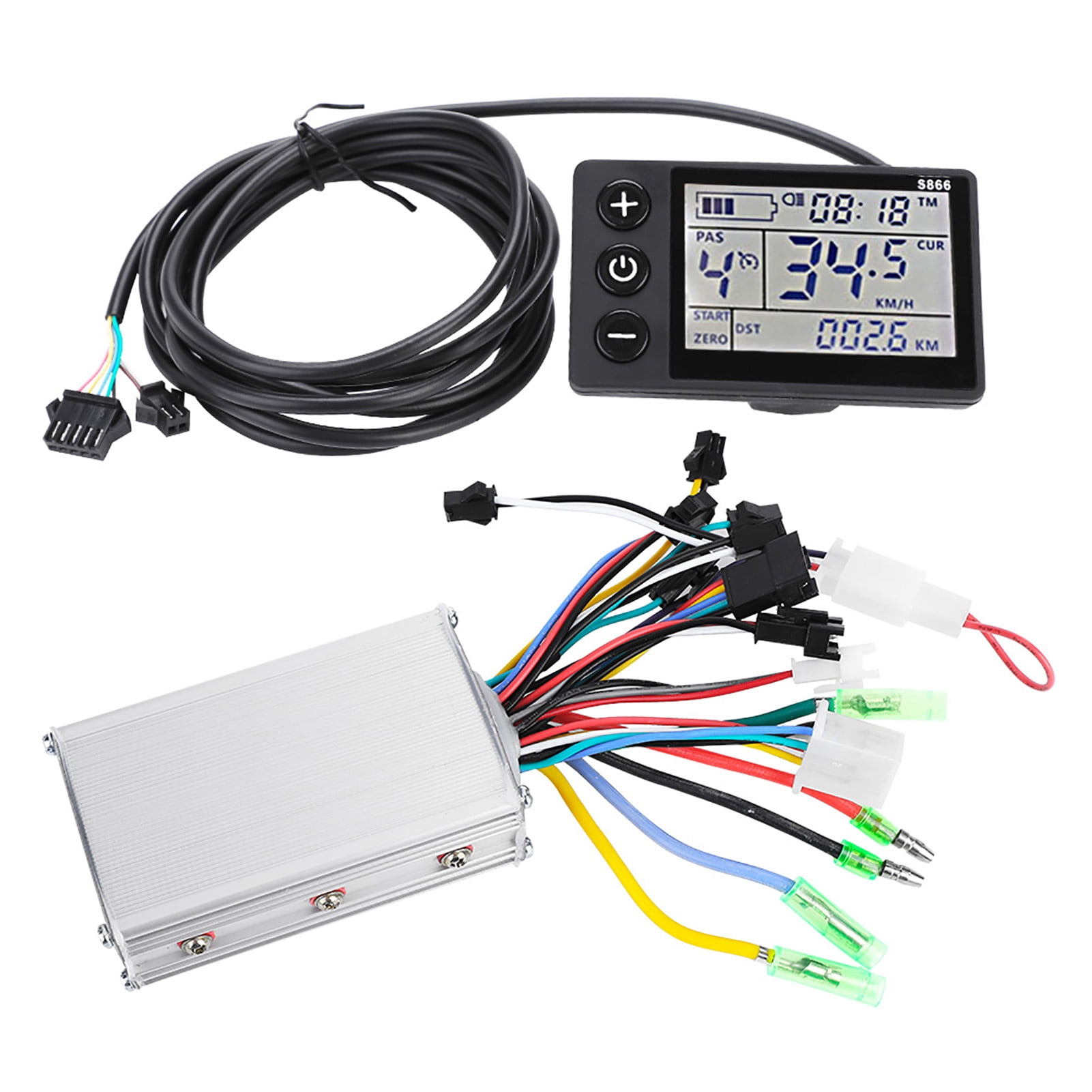 24V-48V Electric Bike Brushless Motor Controller Kit Waterproof LCD ...