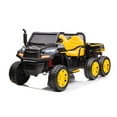 thumbnail image 1 of 24V 6 Wheeler Freddo Tractor Trailer 2 Seater Ride-on with Dump Cart and Parental Remote, 1 of 1