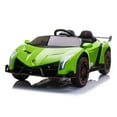thumbnail image 1 of Freddo Green 24 V Lamborghini Veneno Powered Ride-On with Parental Remote Control, 1 of 11