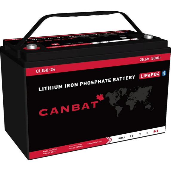 24V 50Ah Lithium Battery (LiFePO4)