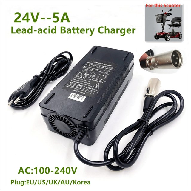 24V 5A electric scooter ebike charger loader charger golf cart