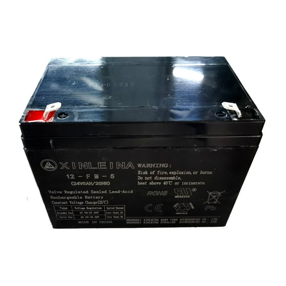 24V 5Ah Rechargeable Battery for Kids Ride On Cars - Valve Regulated Lead-Acid Replacement Battery, Fits 24V Ride On Toys & Vehicles