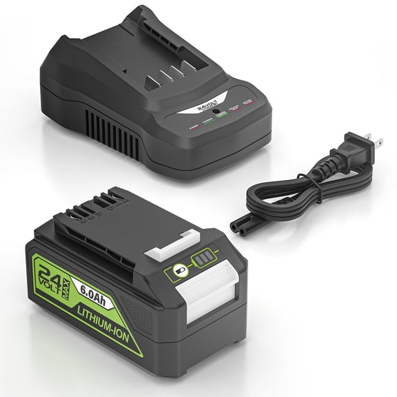 24V 6.0Ah Battery Comaptible with Bissell XR Battery 4054 and Greenwork 24V Lithium-Ion Battery 29842 29852 29322