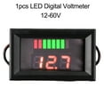 thumbnail image 1 of 24V-60V Car Marine Motorcycle Led Digital Voltmeter Voltage Meter Battery Gauge, 1 of 9