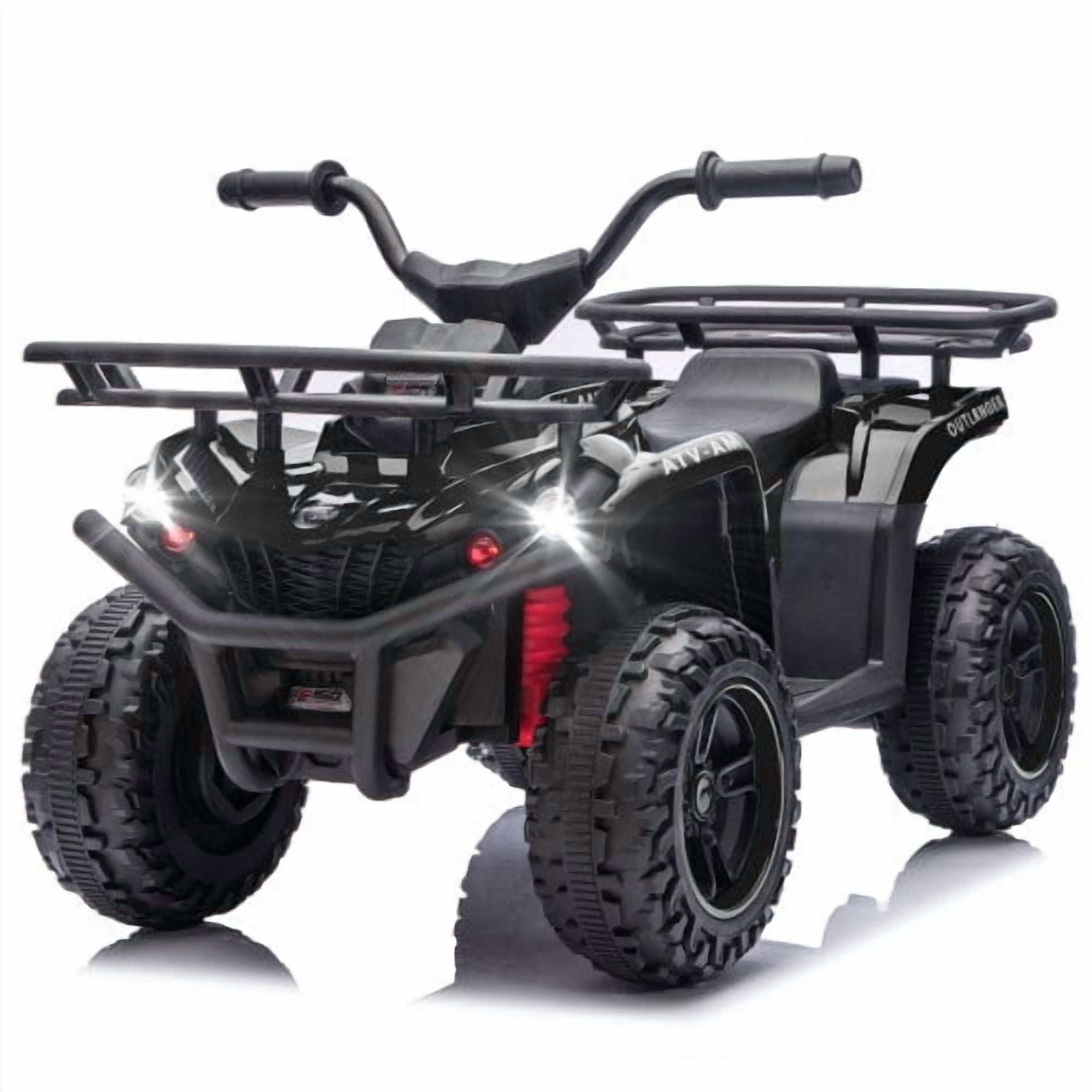 Kids Atv Rear Rack 24V 80W*2 Electronic Kids Ride On ATV W/Off-Road Vehicle,Anti-Slip ...