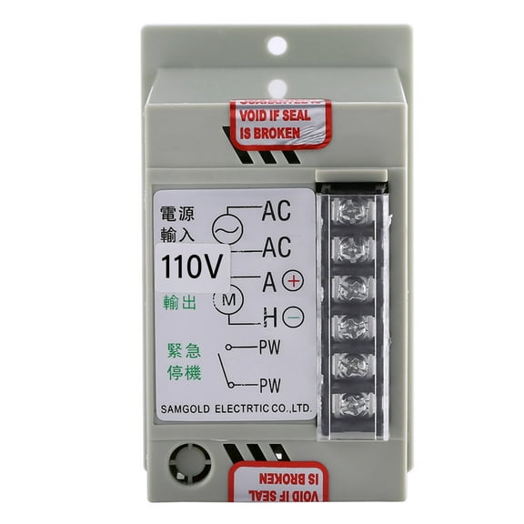 24V90V Adjustable DC Motor Speed Controller Input AC 110V