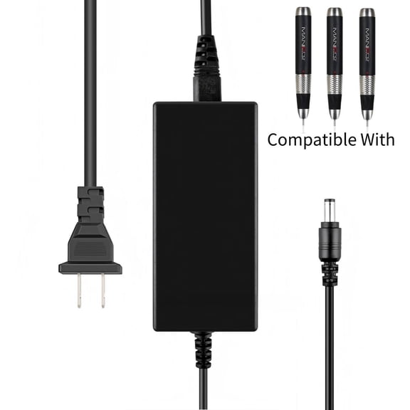 24V AC Adapter Power Supply Compatible With Kupa Mani-Pro Passport Nail Drill System