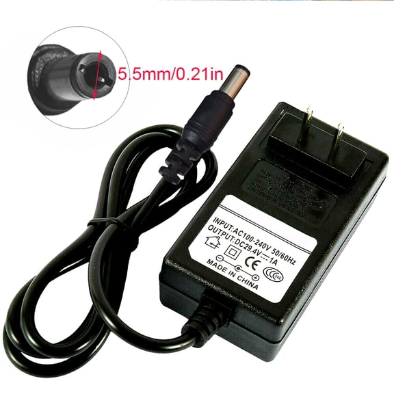24V AC/DC Power Charger Adapter for Hyper HPR350 24V Youth Dirt Bike Ride On Toy Vehicle Electric Motorcycle