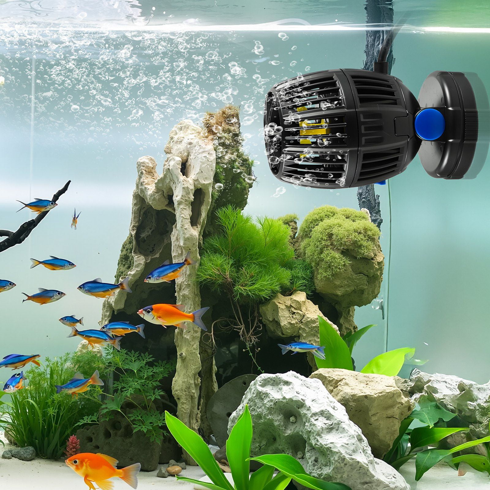 24V Aquarium Wave Maker with Controller – 40W High-Efficiency Magnetic ...