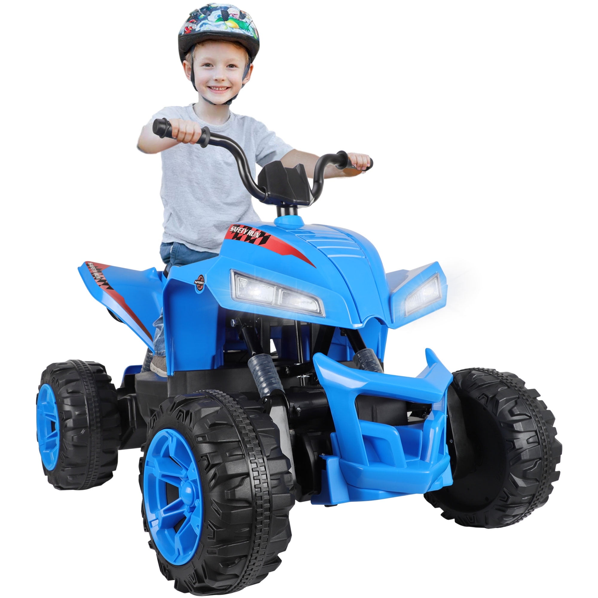 iRerts 24V 4WD Kids Four-Wheelers Ride on ATV with Bluetooth, Music ...