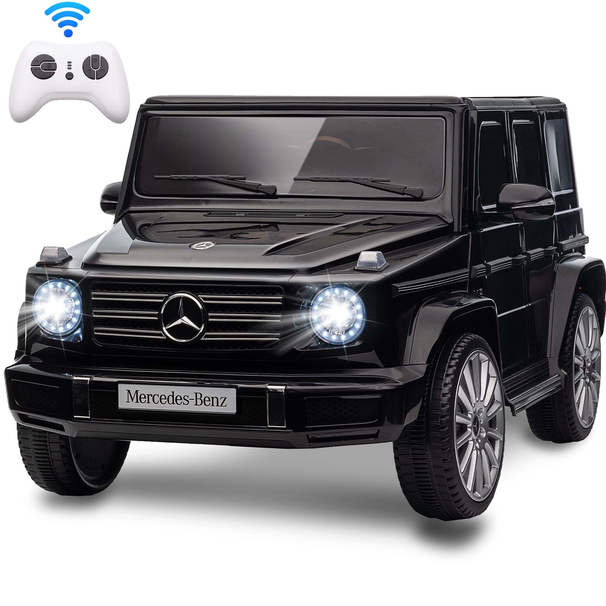 24V Battery Powered Ride On Cars with Remote Control, Licensed Mercedes
