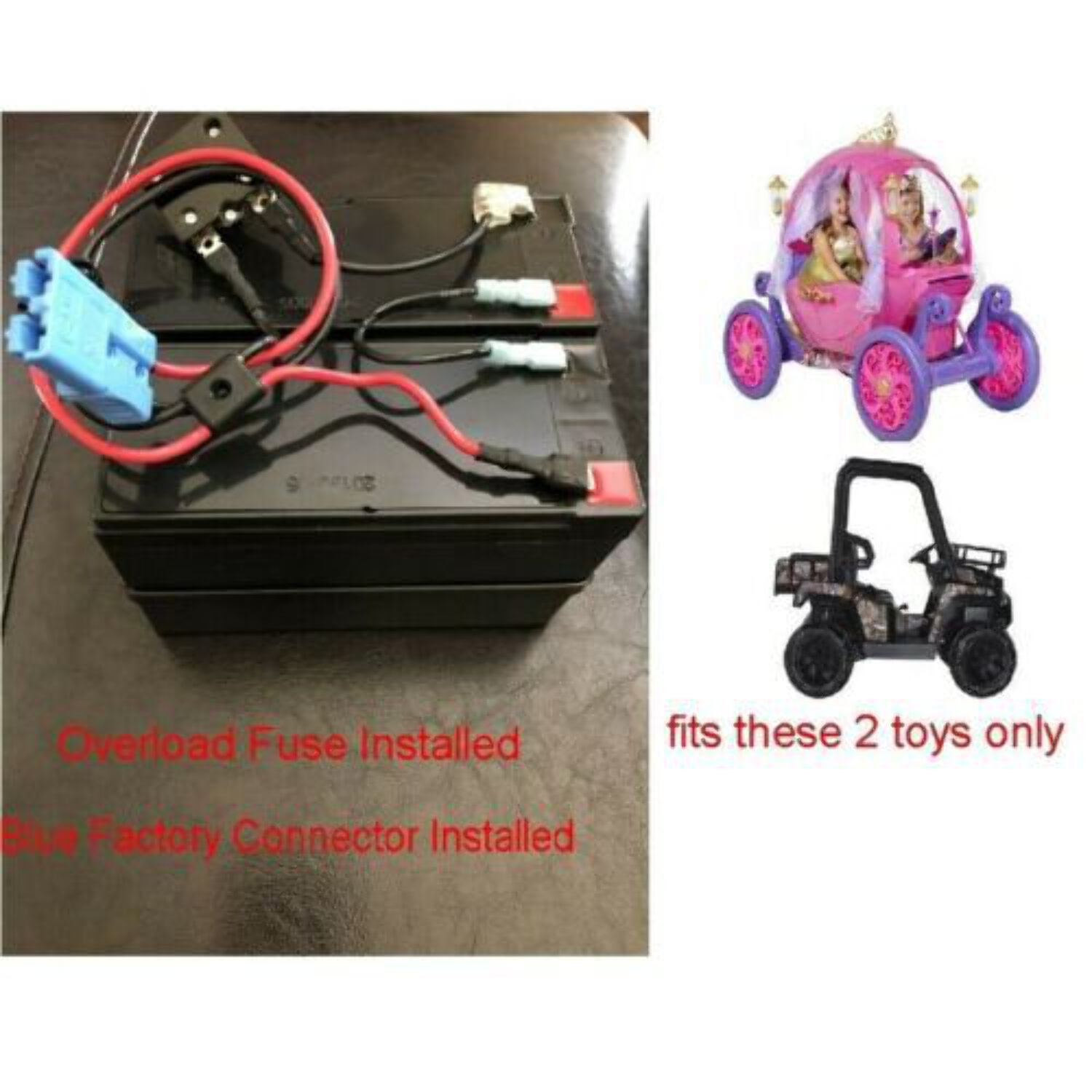 24V Battery Upgrade for Dynacraft Real tree UTV Ride On with Custom