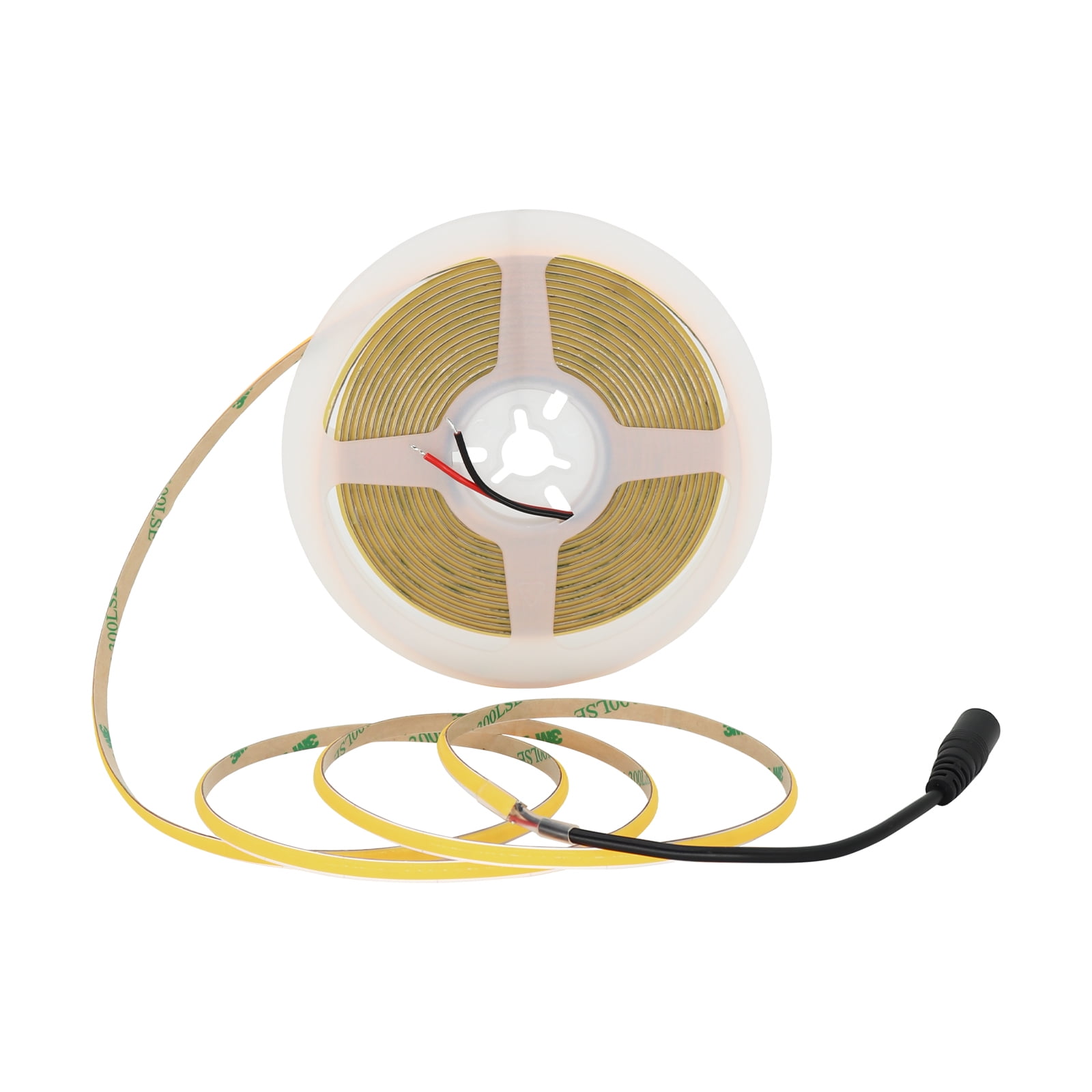 COB LED Strip Light 24V, 400 LEDs/m Bright Cool White 6000K Flexible ...