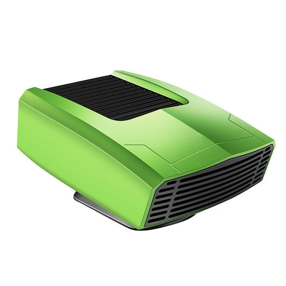 24V Car Heater Portable Defroster Defogger Windshield Warmer Plug in Dashboard Fan for Vehicle Truck RV Winter Heating and Cooling Dual Function 180W
