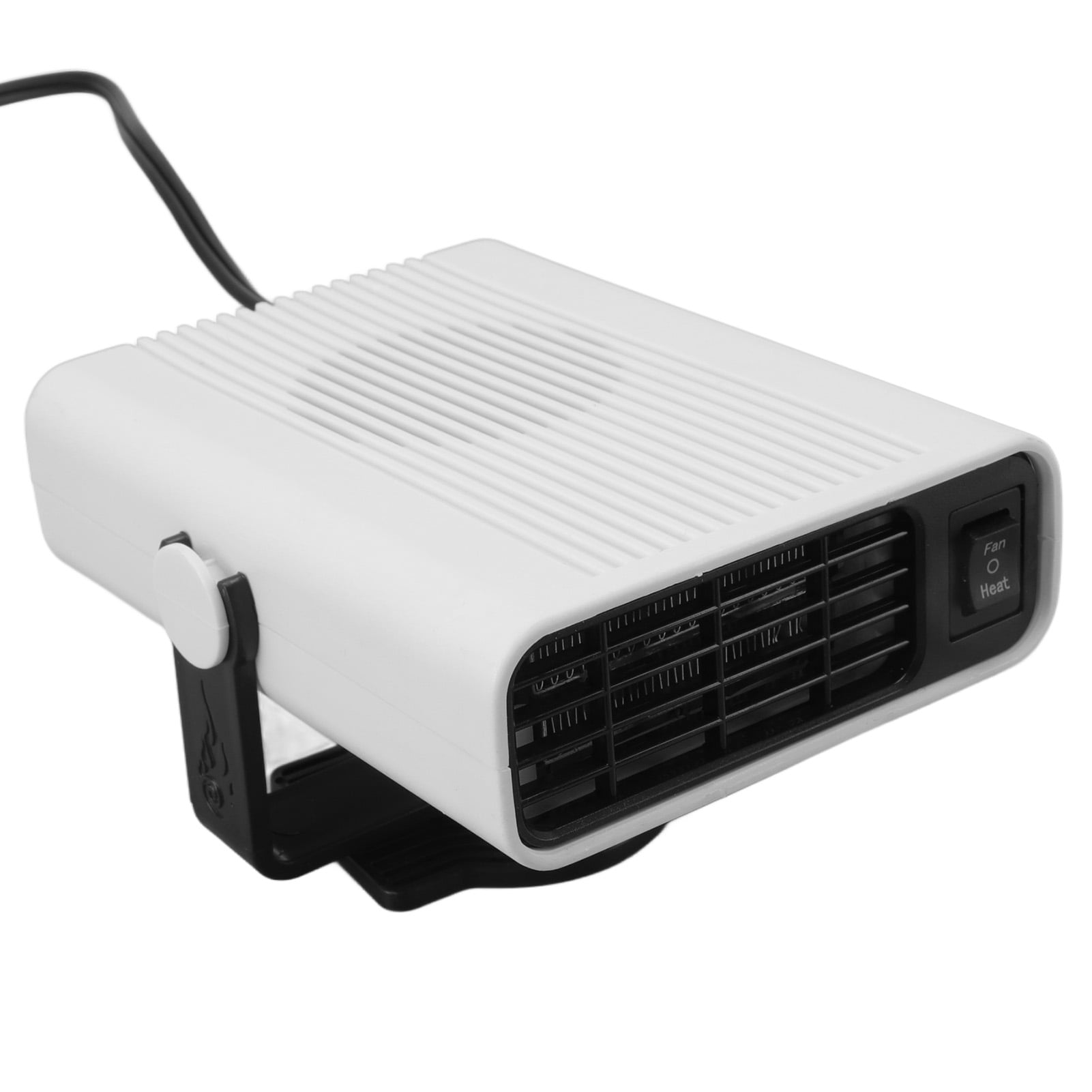 24V Car Heater, Portable Car Fan Heater ABS Quiet 360 Degree With