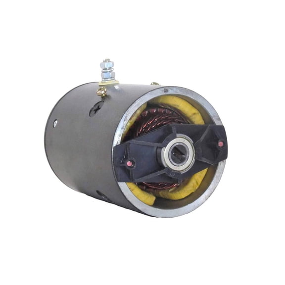 24V Ccw Starter Motor Fits Monarch Hydraulics Pump Single Post Slotted Shaft