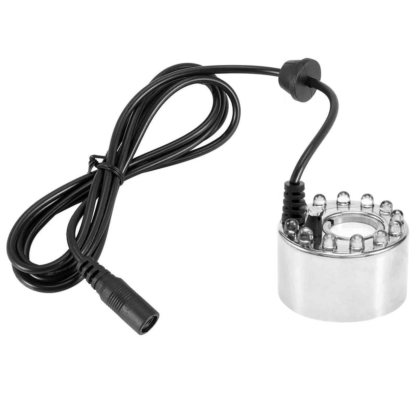 24V Color Changing Ultrasonic Mist Maker Fogger Water Fountain Pond