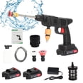 thumbnail image 1 of 24V Battery-Powered Washer Kit Cordless Power Pressure Washer with Copper Motor, 2 Rechargeable Batteries, Foam Cannon for Car Washing, Outdoor Cleaning, Patio, 1 of 8