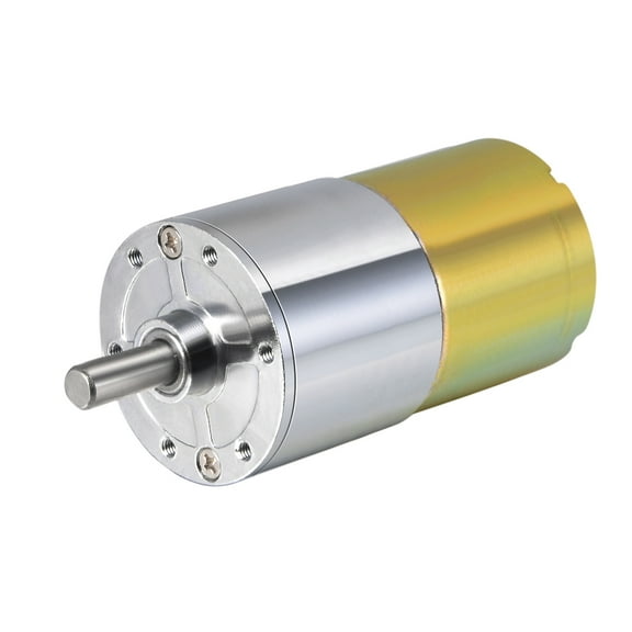 24V DC 20 RPM Gear Motor High Torque Reduction Gearbox Centric Output Shaft