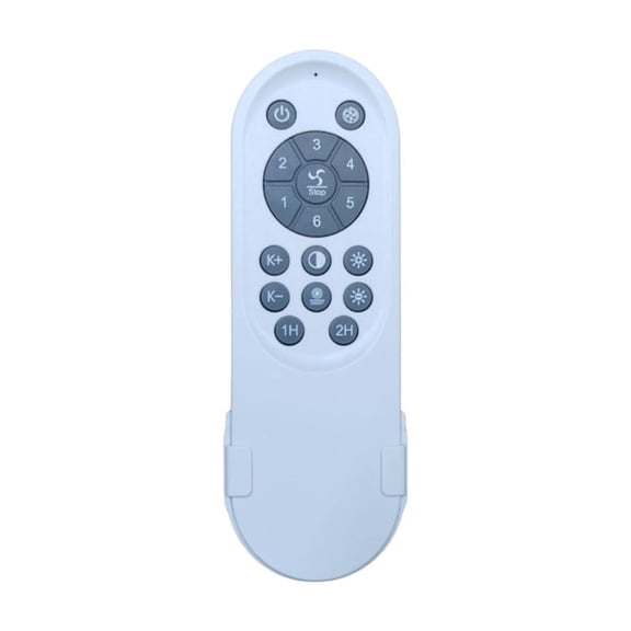 24V DC Ceiling Fan Light Remote Control Kit Stepless Dimming DC Inverter Controller AC 100-130V Input White-bl