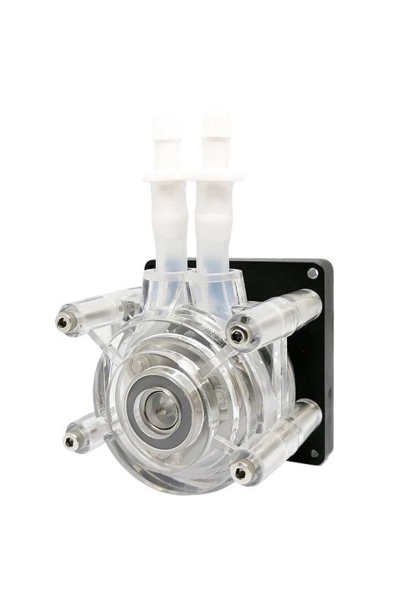 24V DC Peristaltic Pump - 0.8GPH (3000ml/min) High Flow Dosing System w/ Hose Kit, for Reef Aquarium & Analytic ,Adjustable Flow Rate