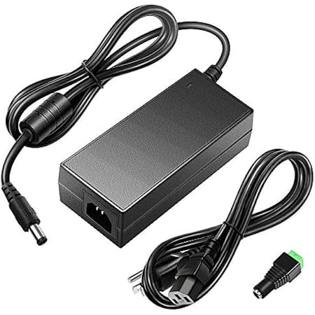 24V DC Power Supply 24 Volt 5A 120W Power Adapter 100V~240V AC to DC Converter Transformer 5.5x2.5mm Plug for 5050 3528 LED Strip Light 3D Printer LED Driver CCTV Security System LCD Monitor