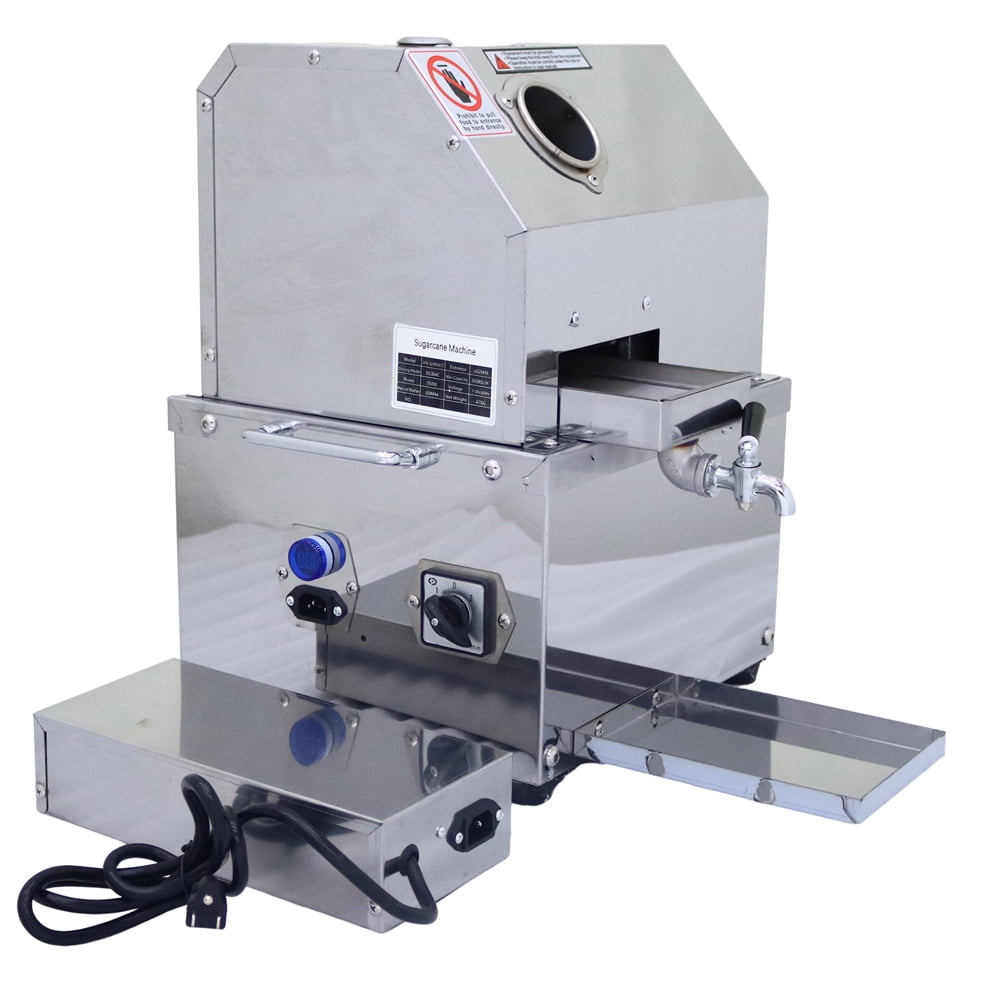 24V DC or 110V AC Electric Sugarcane Juice Extractor Machine Desktop 110-24 Transformer Battery Self-Matching