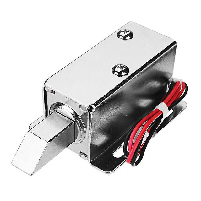 24V Dc Electric Lock Assembly Solenoid Long Locking Tongue