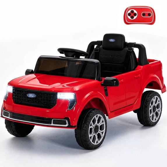 24V Electric Car for Kids Licensed Ford Maverick Ride on Car with Real ...