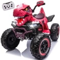 thumbnail image 1 of 24V Dinosaur Kids Ride On Car, 2 Seater Power Ride On Toy for Kids with Remote Control, Bluetooth, USB, 4-Wheel Suspension, Dinosaur Electric Toy Car for Boys and Girls Ages 3-8, 1 of 8