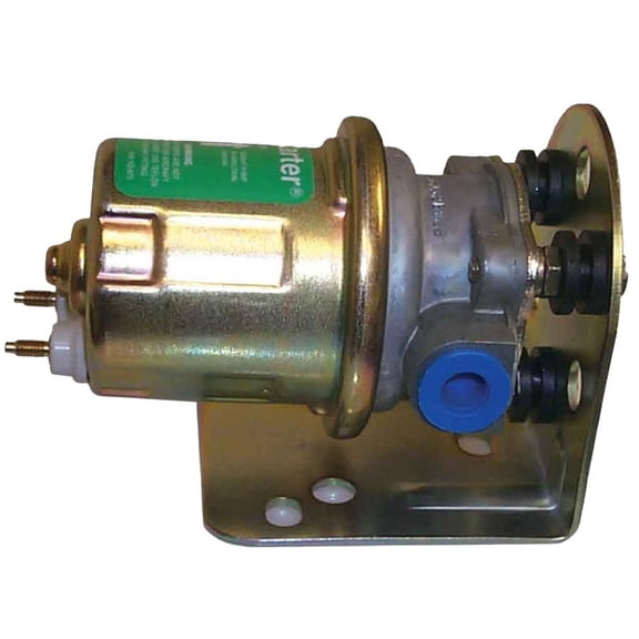 24V Electric Fuel Pump Compatible with Universal Marine Gasoline Diesel Inboard I/O Engine 43GPH 7PSI 1/4" NPSF 3/8" Hose Boat Fuel Delivery 18-7332 Voltage Maximum