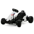 24V Electric Go Kart for Kids, Safety Drift Kart 8MPH Pedal Go Kart