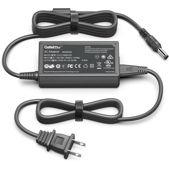 24V F-506 Power Cord Adapter Compatible With Fangor F-506 F506 US F-506US Wi-Fi 1080P Multimedia Projector - Home Theater Native 1080P Bluetooth Mirroring Power Supply Charger