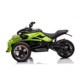 thumbnail image 1 of Freddo Spider 12V Ride On Motorcycle Trike - 3 Wheel 1 Seater - Kids Electric Toy-Color:Green, 1 of 1