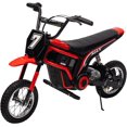 thumbnail image 1 of 24V Kids Electric Dirt Bike w/350W Motor, 14.29MPH & Hydraulic Suspension – ASTM Certified, Ages 8-14, 1 of 8