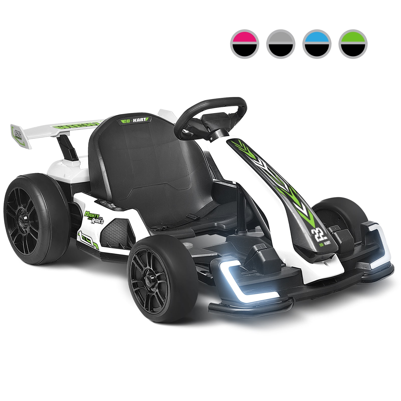 24V Kids Go Kart 300W Powerful Drift Kart Electric Pedal Cart for