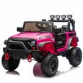 thumbnail image 1 of 24V Kids Ride On Car 400W Motor,Four Wheel Suspension,Adjustable speed,USB,MP3,Music,Bluetooth,Large display screen,Power Display,Portable handle,Safety Belt, 1 of 6